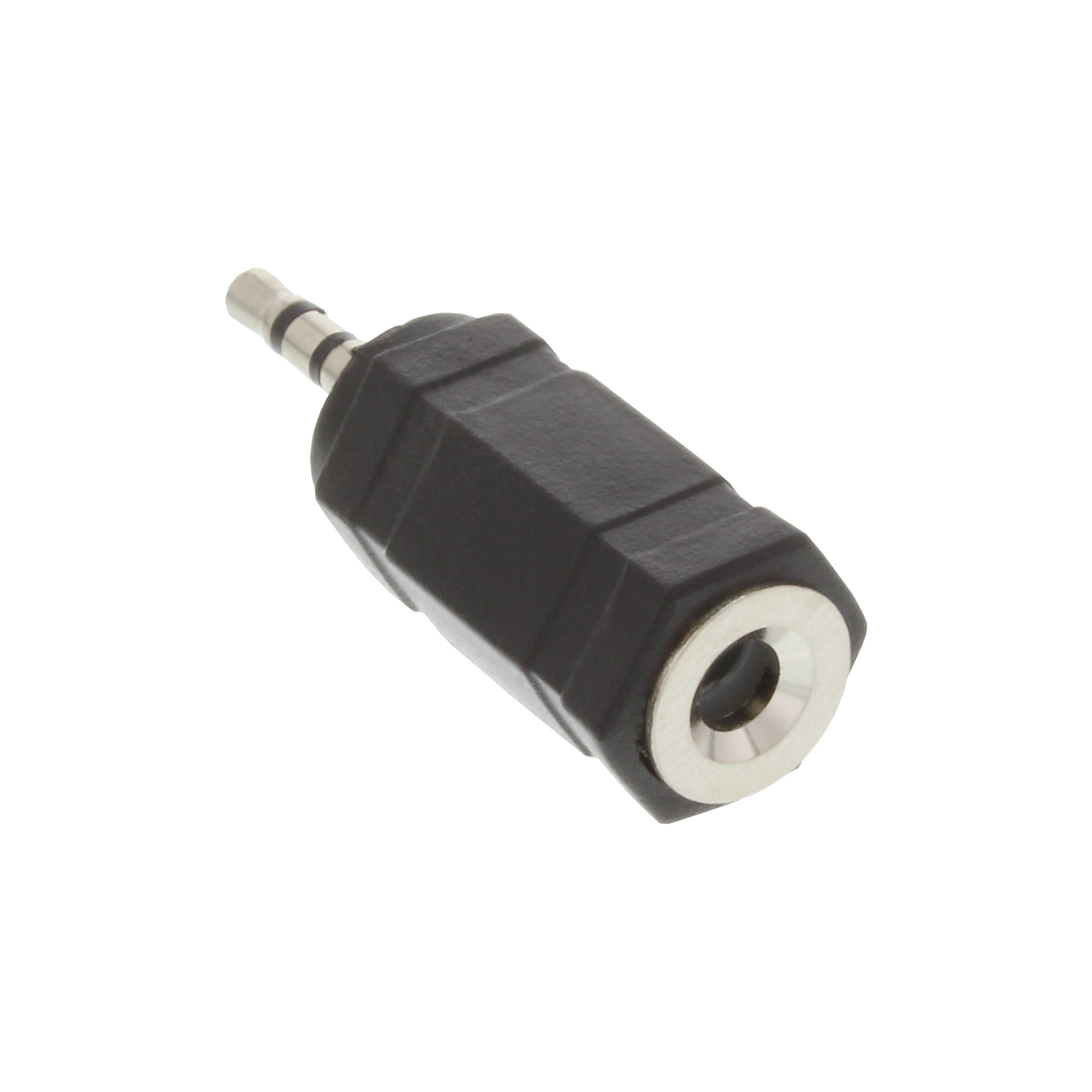 InLine® Audio Adapter, 2,5mm Klinke Stecker zu 3,5mm Buchse, Stereo, schwarz InLine® Audio Adapter, 2,5mm Klinke Stecker zu 3,5mm Buchse, Stereo, schwarz – Bild 2