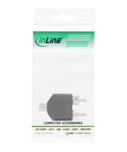 InLine® Audio Adapter, Cinch Buchse an 2x Cinch Stecker, schwarz InLine® Audio Adapter, Cinch Buchse an 2x Cinch Stecker, schwarz – Bild 3