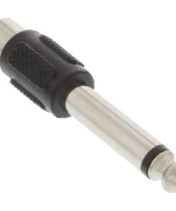 Alternative view of InLine® Audio Adapter, 6,3mm Klinke Stecker auf Cinch Buchse, Mono, schwarz