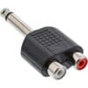 InLine® Audio Adapter, 3,5mm Klinke Buchse Stereo an 2x Cinch Stecker