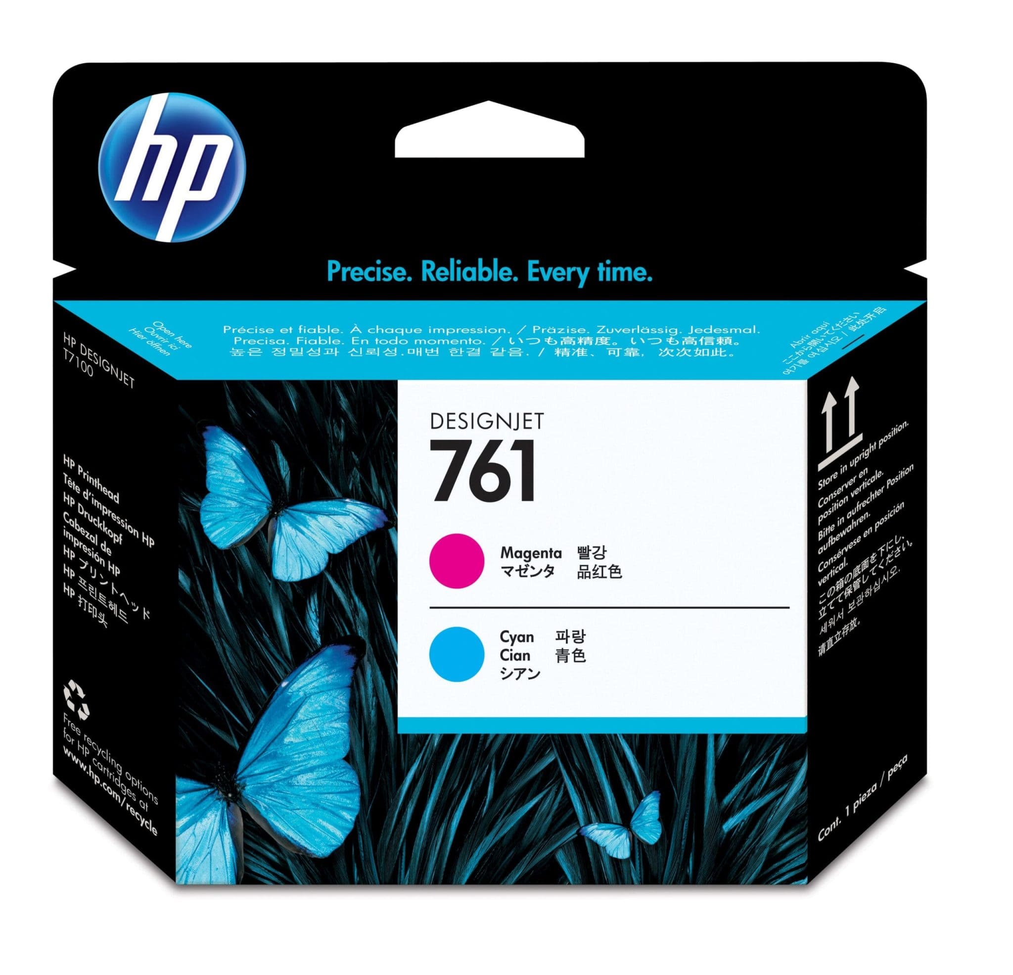 HP 761 Magenta/Cyan Designjet Druckkopf HP 761 Magenta/Cyan Designjet Druckkopf