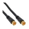 InLine® SAT-Anschlusskabel, 2x geschirmt, 2x F-Stecker, >85dB, schwarz, 10m, schwarz InLine® SAT-Anschlusskabel, 2x geschirmt, 2x F-Stecker, >75dB, weiß, 15m