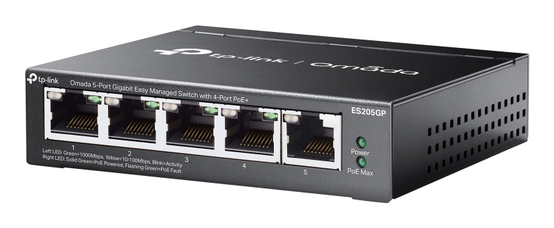 Omada ES205G 5-Port Gigabit Easy Managed Switch Omada ES205G 5-Port Gigabit Easy Managed Switch – Bild 3
