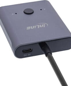 Alternative view of InLine® USB-C Switch, bidirektionaler Umschalter, 10Gb/s, 100W