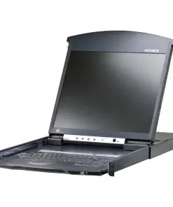 ATEN KL1516AiM UK Cat.5 KVM over IP Switch 16-Port 17"-LCD, Dual-Rail, UK-Layout