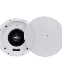 ATEN AS104 4"-Koaxial-Deckenlautsprecher, 1 Paar, weiß