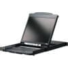 ATEN CL5800N 19" Slideaway KVM LCD Console, USB, PS/2, Rackmontage, US-Layout ATEN CL1000M Slideaway-Konsole mit 17"-Display, Rackmontage, US-Layout