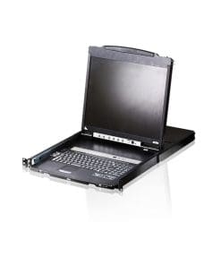 ATEN CL5816N SL Dual Rail KVM-Switch 16-Port, 19"-LCD (PS/2-USB VGA) SL-Layout