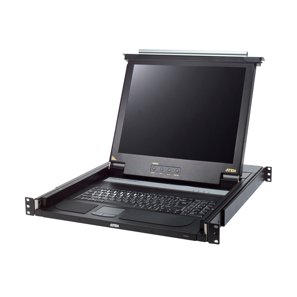 ATEN CL1000M Slideaway-Konsole mit 17"-Display, Rackmontage, US-Layout ATEN CL1000M Slideaway-Konsole mit 17"-Display, Rackmontage, US-Layout