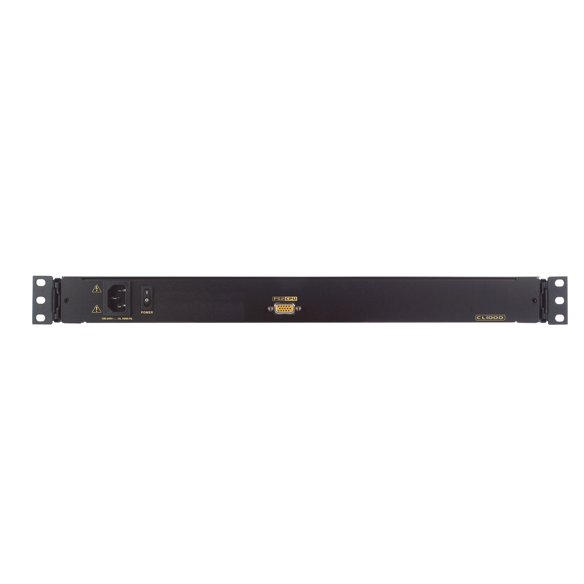 ATEN CL1000M UK Single Rail 17"-LCD-Konsole, 19" 1HE, UK-Layout (PS/2-USB, VGA) ATEN CL1000M UK Single Rail 17"-LCD-Konsole, 19" 1HE, UK-Layout (PS/2-USB, VGA) – Bild 2