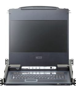 Alternative view of ATEN CL6708MW ES Single Rail KVM-Switch 8-Port 17,3"-LCD (USB DVI) ES-Layout