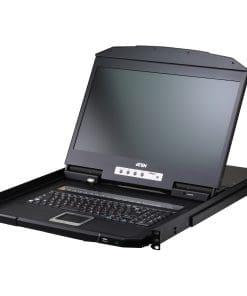 ATEN CL3716iNW SL KVM-IP-Switch 16-Port, 18,5"-LCD-Konsole (USB HDMI) SL-Layout