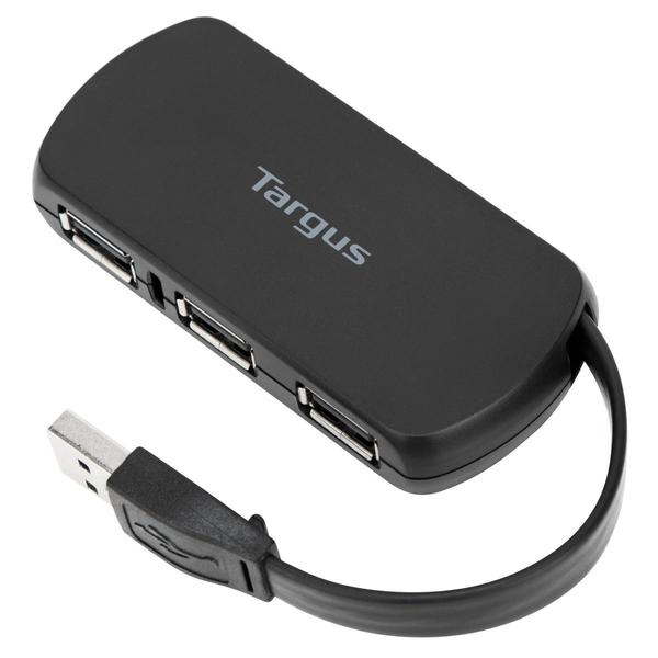 Targus 4 Port USB 2.0 Hub Schwarz Targus 4 Port USB 2.0 Hub Schwarz – Bild 2