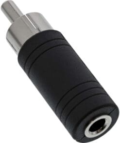 Alternative view of InLine® Audio Adapter, Cinch Stecker auf 3,5mm Klinke Buchse, Mono, schwarz
