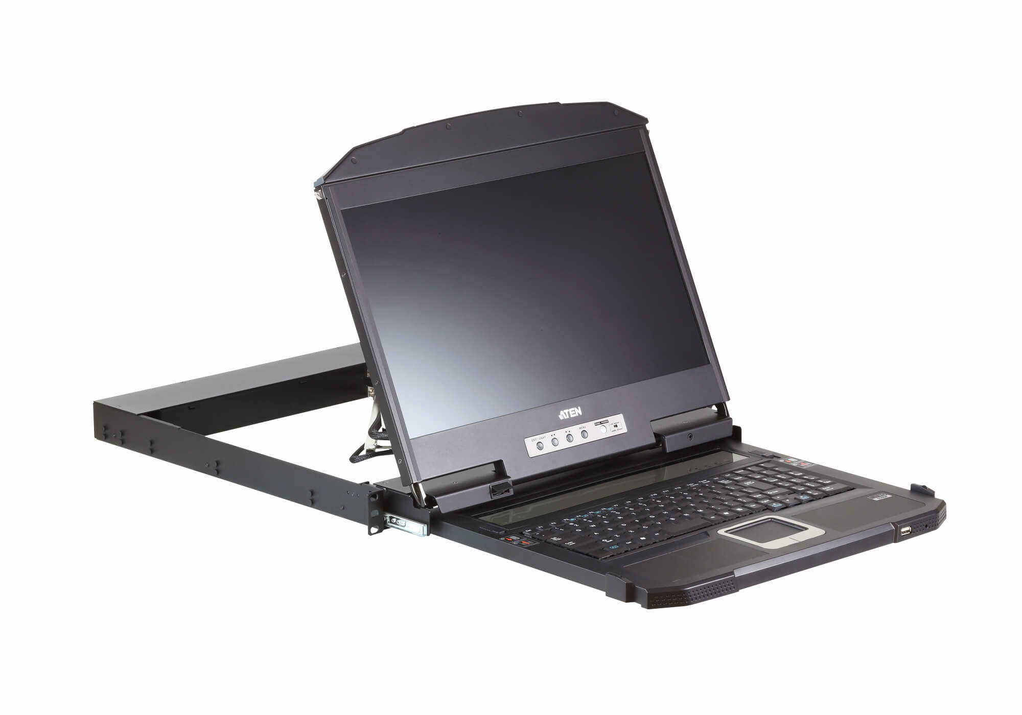 ATEN CL5716IN IT KVM over IP Switch 16-Port 19"-LCD (PS/2-USB VGA) IT-Layout ATEN CL5716IN IT KVM over IP Switch 16-Port 19"-LCD (PS/2-USB VGA) IT-Layout – Bild 4