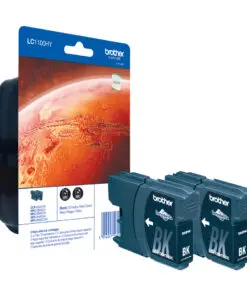 Brother Tintenpatronen LC-1100HYBK Schwarz Doppelpack