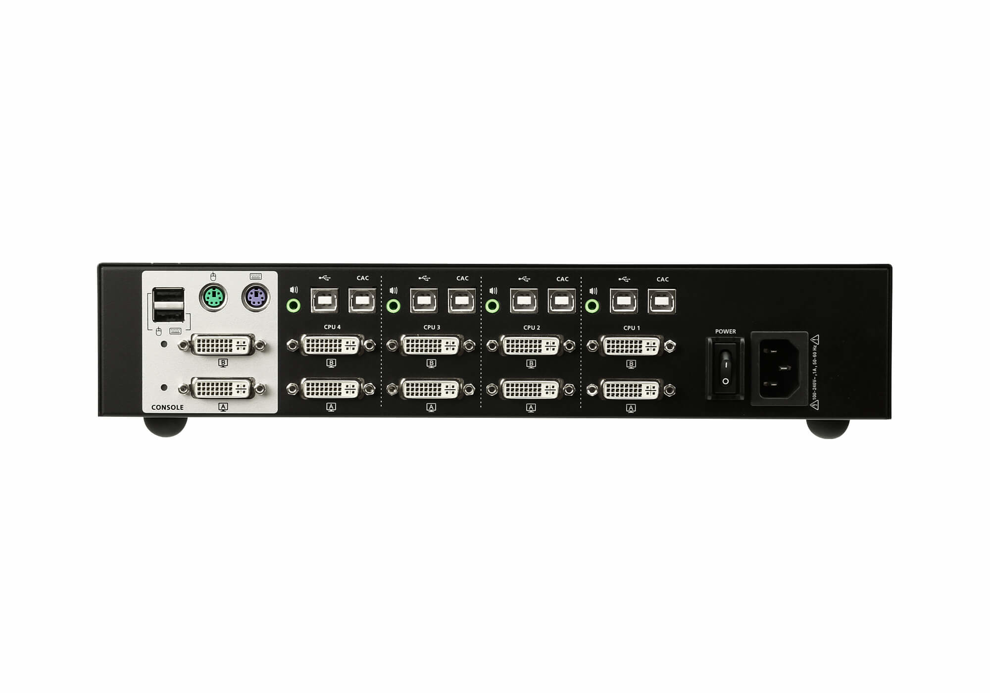 ATEN CS1144D KVM Secure Switch, 4-fach, DVI Dual Display, USB, Audio ATEN CS1144D KVM Secure Switch, 4-fach, DVI Dual Display, USB, Audio – Bild 2