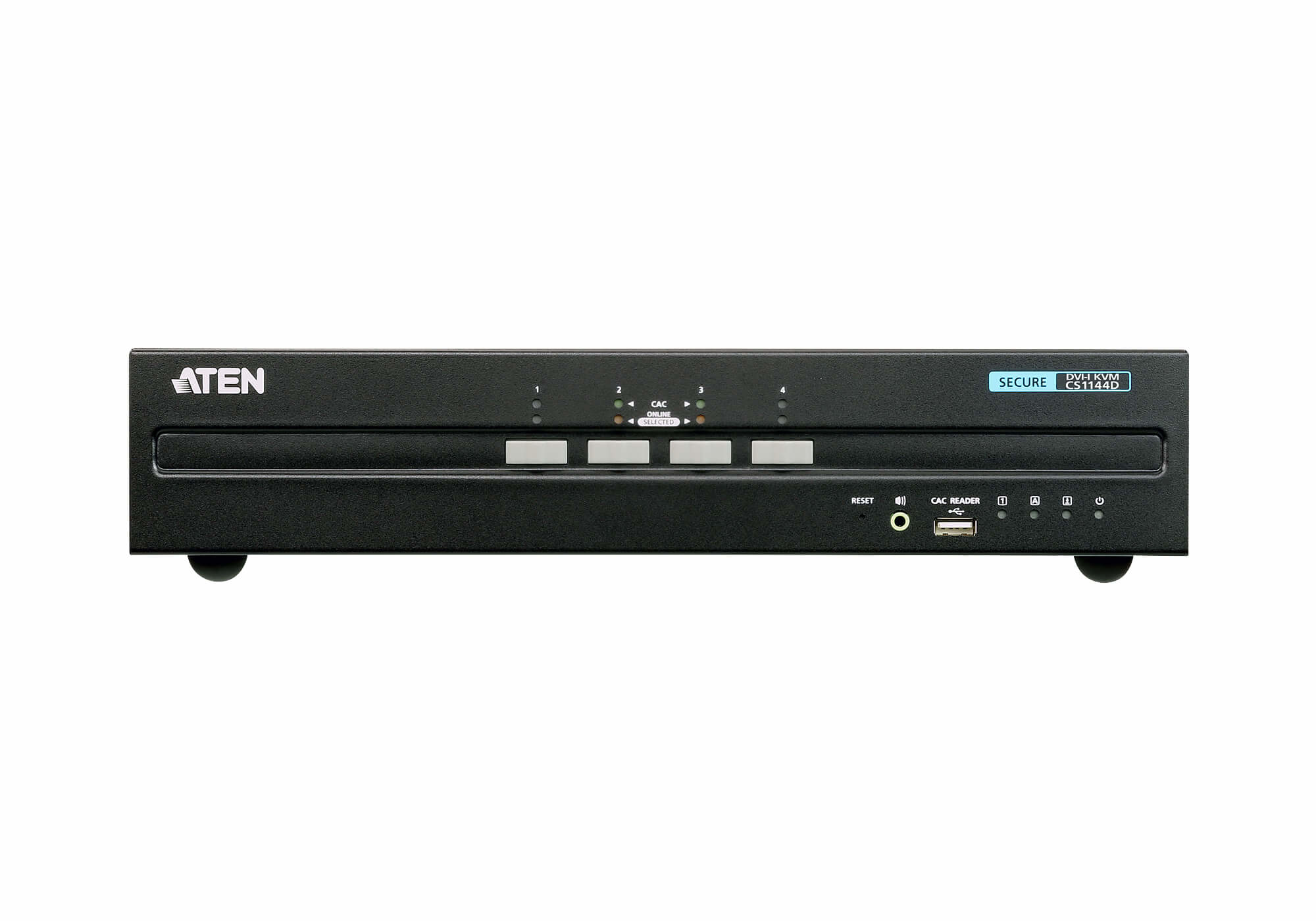 ATEN CS1144D KVM Secure Switch, 4-fach, DVI Dual Display, USB, Audio ATEN CS1144D KVM Secure Switch, 4-fach, DVI Dual Display, USB, Audio