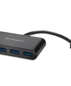 Kensington UH4000 4 Port Hub, USB 3.0 – schwarz