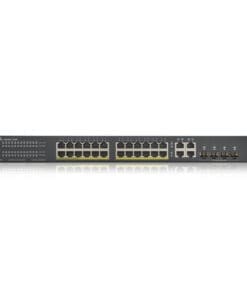 Alternative view of ZyXEL GS1920-24HPv2 28-Port Smart mgd Gigabit Switch 24x PoE+