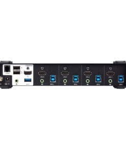 Alternative view of ATEN CS1824 KVMP-Switch 4-fach, 4K HDMI, USB 3.0, Audio