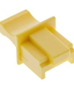 Alternative view of InLine® Staubschutz, für RJ45 Buchse, Farbe: gelb, 100er Pack, gelb