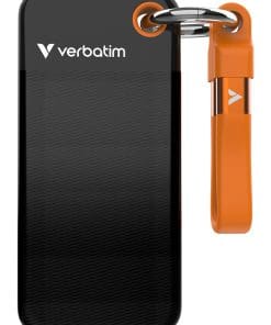 Verbatim Pocket SSD 2 TB USB Typ-C 3.2 Gen 2 (3.1 Gen 2) Schwarz, Orange