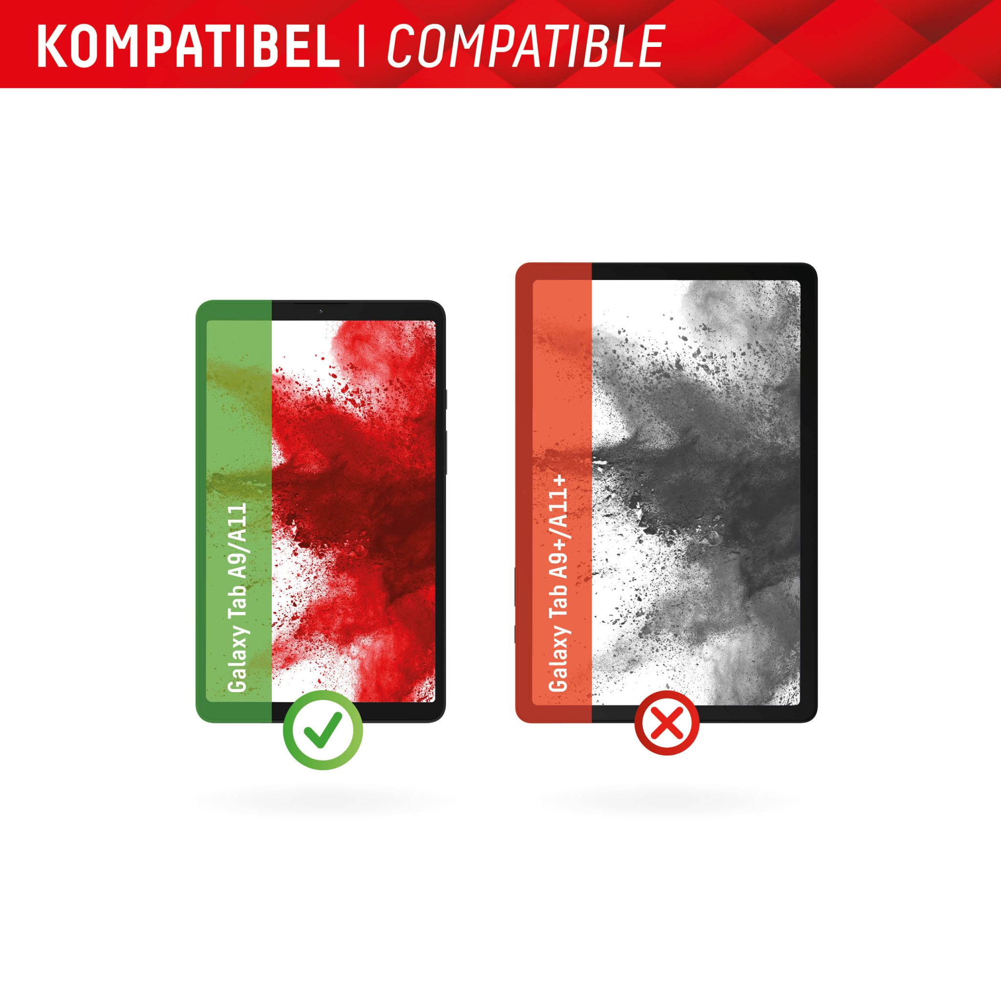 DISPLEX Panzerglas Samsung Galaxy Tab A9/A11 DISPLEX Panzerglas Samsung Galaxy Tab A9/A11 – Bild 5