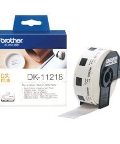 Brother Versandetiketten DK-11218 (1.000 St.), weiß Ø 24 mm