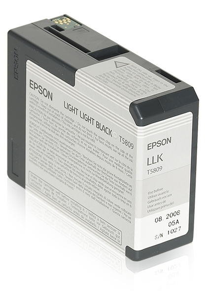 Epson Tintenpatrone T5809 hell hell Schwarz (80ml) Epson Tintenpatrone T5809 hell hell Schwarz (80ml)