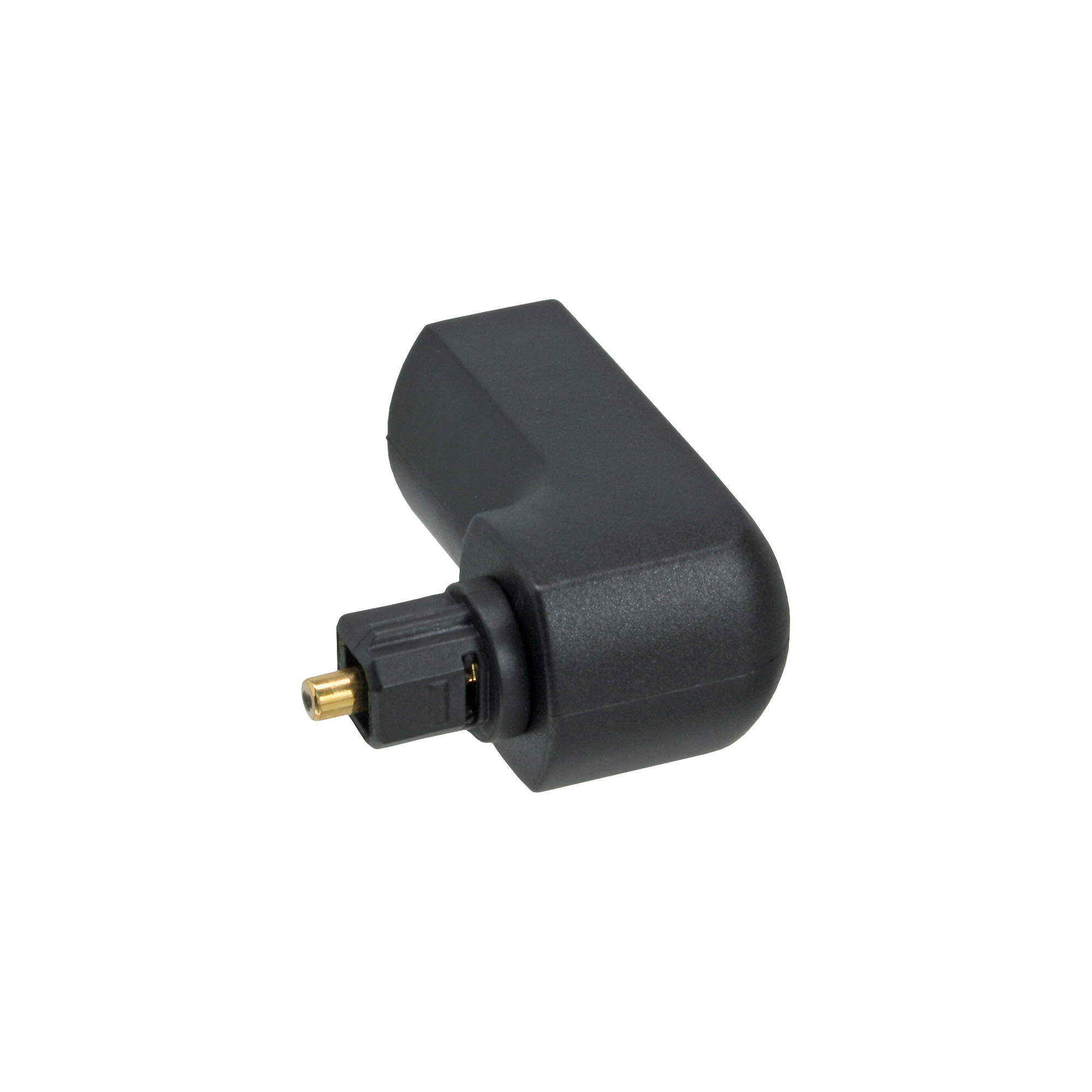 InLine® OPTO Audio Adapter, Toslink Buchse / Stecker, 90° gewinkelt, schwarz InLine® OPTO Audio Adapter, Toslink Buchse / Stecker, 90° gewinkelt, schwarz – Bild 2