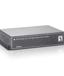 LevelOne POS-4002 24V AC High Power PoE Splitter