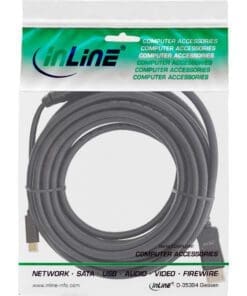 InLine® USB Display Kabel, USB Typ-C Stecker zu DisplayPort Stecker (DP Alt Mode), 4K2K, schwarz, 5m InLine® USB Display Kabel, USB Typ-C Stecker zu DisplayPort Stecker (DP Alt Mode), 4K2K, schwarz, 5m – Bild 3