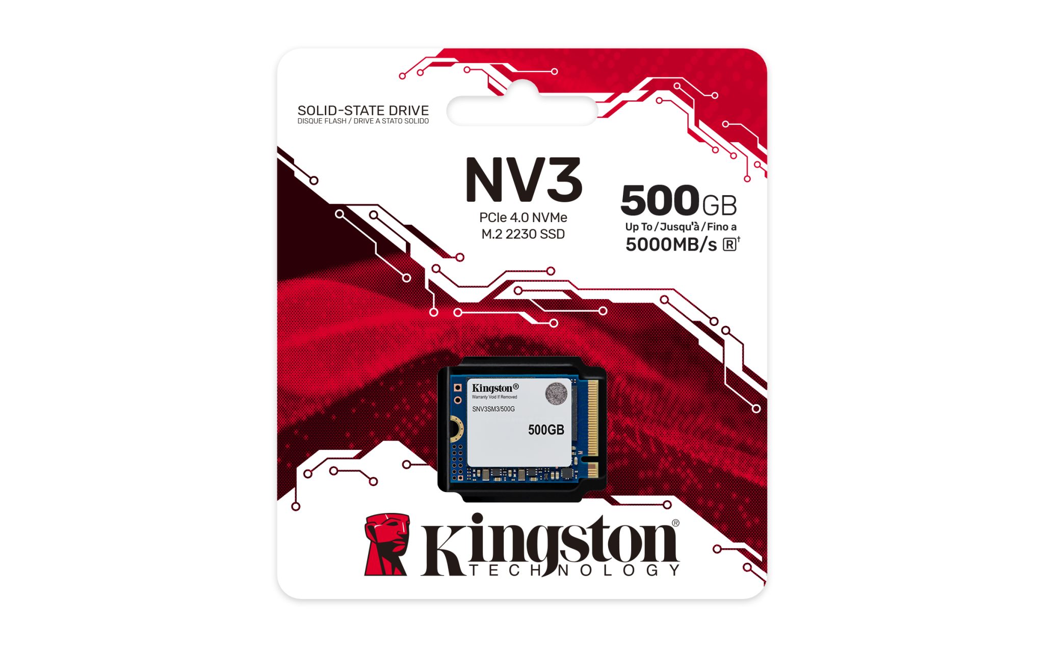 Kingston SSD M.2 500GB SNV3SM3/500G Kingston SSD M.2 500GB SNV3SM3/500G – Bild 3