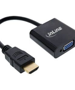 InLine® Konverter Kabel HDMI zu VGA, mit Audio