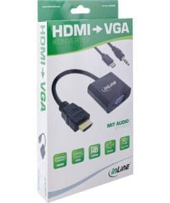 InLine® Konverter Kabel HDMI zu VGA, mit Audio – Bild 5