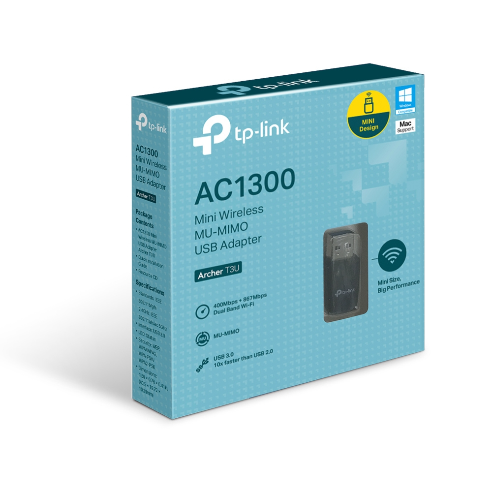 TP-Link Archer T3U AC1300 WLAN USB Stick (867 MBit/s) TP-Link Archer T3U AC1300 WLAN USB Stick (867 MBit/s) – Bild 4
