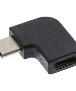Alternative view of InLine® USB 3.1 Adapter, Typ C Stecker an C Buchse, gewinkelt (Gen.2), schwarz