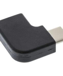InLine® USB 3.1 Adapter, Typ C Stecker an C Buchse, gewinkelt (Gen.2), schwarz