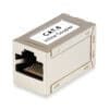 equip Cat.6 Geschirmter modularer Inline-Koppler, Shielded Das equip 2-Port Keystone Aufputzgehäuse unterstützt zwei Ethernet Verbindungen. Sie können das Gehäuse mit Cat.5e, Cat.6 oder Cat.6A Buchsen bestücken.