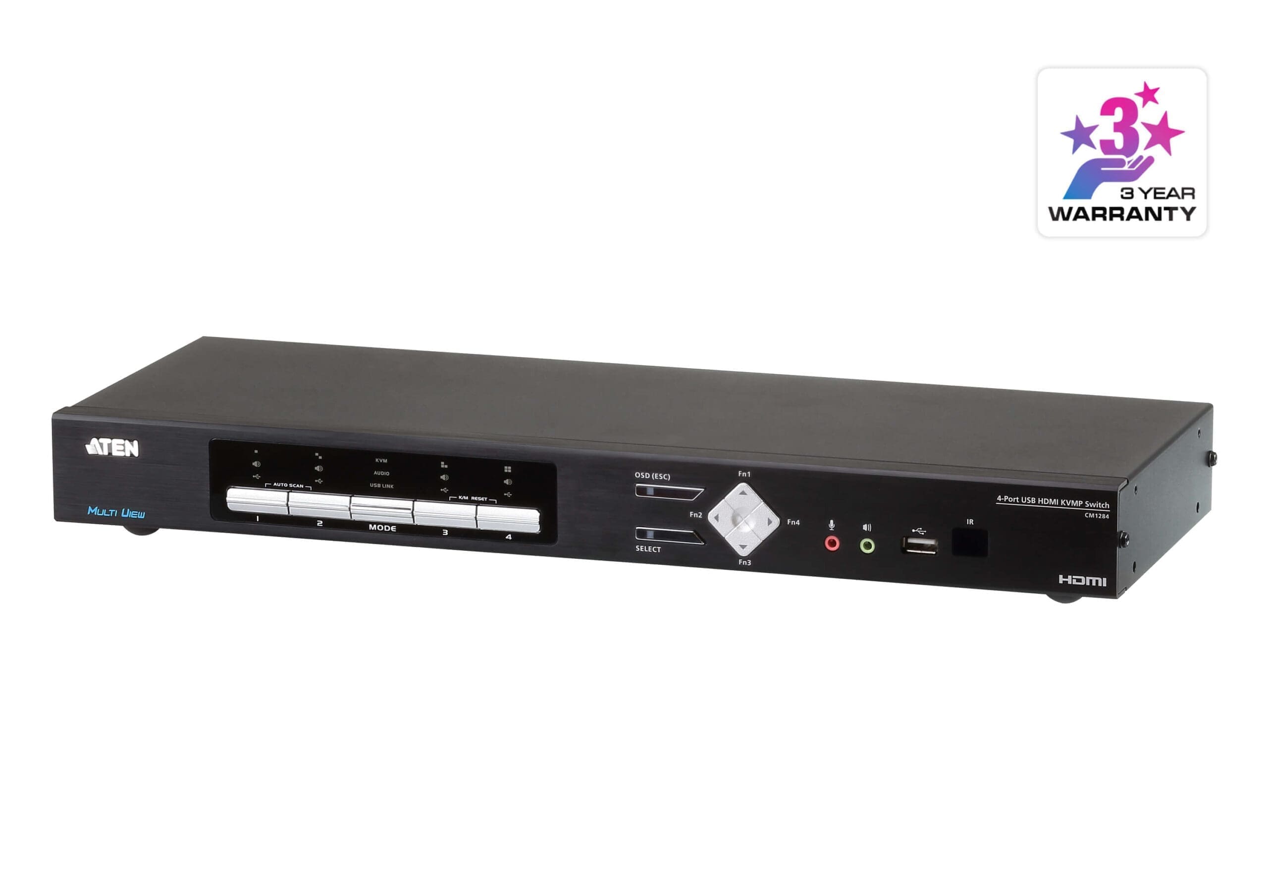 ATEN CM1284 4-Port USB HDMI Multi-View KVMP Switch ATEN CM1284 4-Port USB HDMI Multi-View KVMP Switch