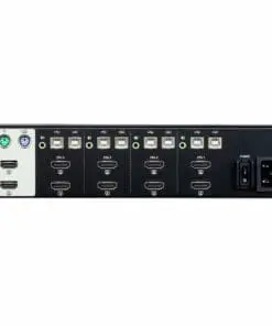 Alternative view of ATEN CS1144H KVM Secure Switch, 4-fach, HDMI Dual Display, USB, Audio