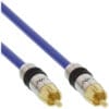 InLine® Cinch Kabel AUDIO, PREMIUM, vergoldete Stecker, 1x Cinch Stecker / Stecker, 7m, blau InLine® Cinch/Klinke Kabel, PREMIUM, 2x Cinch Stecker an 3,5mm Klinke Stecker, 3m