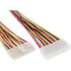 InLine® Strom Verlängerung intern, 24pol ATX Buchse auf 20+4pol Stecker, 0,45m InLine® SATA Strom-Y-Kabel, SATA Buchse an 2x 13,34cm (5,25") Stecker, 0,3m
