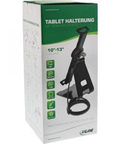 InLine® Tablet Halter universell 10"-13" mit Sicherheitsschloss 1,5m, mit Schlüssel, weiß, weiß InLine® Tablet Halter universell 10"-13" mit Sicherheitsschloss 1,5m, mit Schlüssel, weiß, weiß – Bild 7