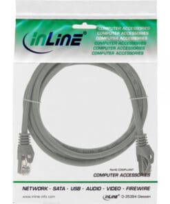 Alternative view of InLine® Patchkabel, F/UTP, Cat.5e, grau, 1,5m, grau