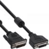 InLine® DVI-D Kabel, digital 24+1 Stecker / Stecker, Dual Link, 2 Ferrite, 5m