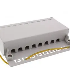 Alternative view of InLine® Patchfeld Cat.6A, 8-fach, Tisch/Wand-Montage, lichtgrau, RAL7035, grau