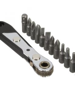 InLine® Mini-Ratschen-Set, mit 12-teiligem Bitsatz