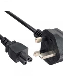 InLine® Netzkabel für Notebook, England, 3pol Kupplung, 2m, schwarz